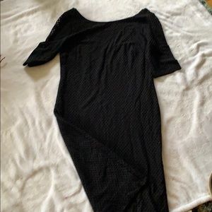 Banana Republic Straight fitted black dress